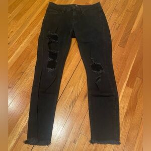 Just Black Distressed Jeans